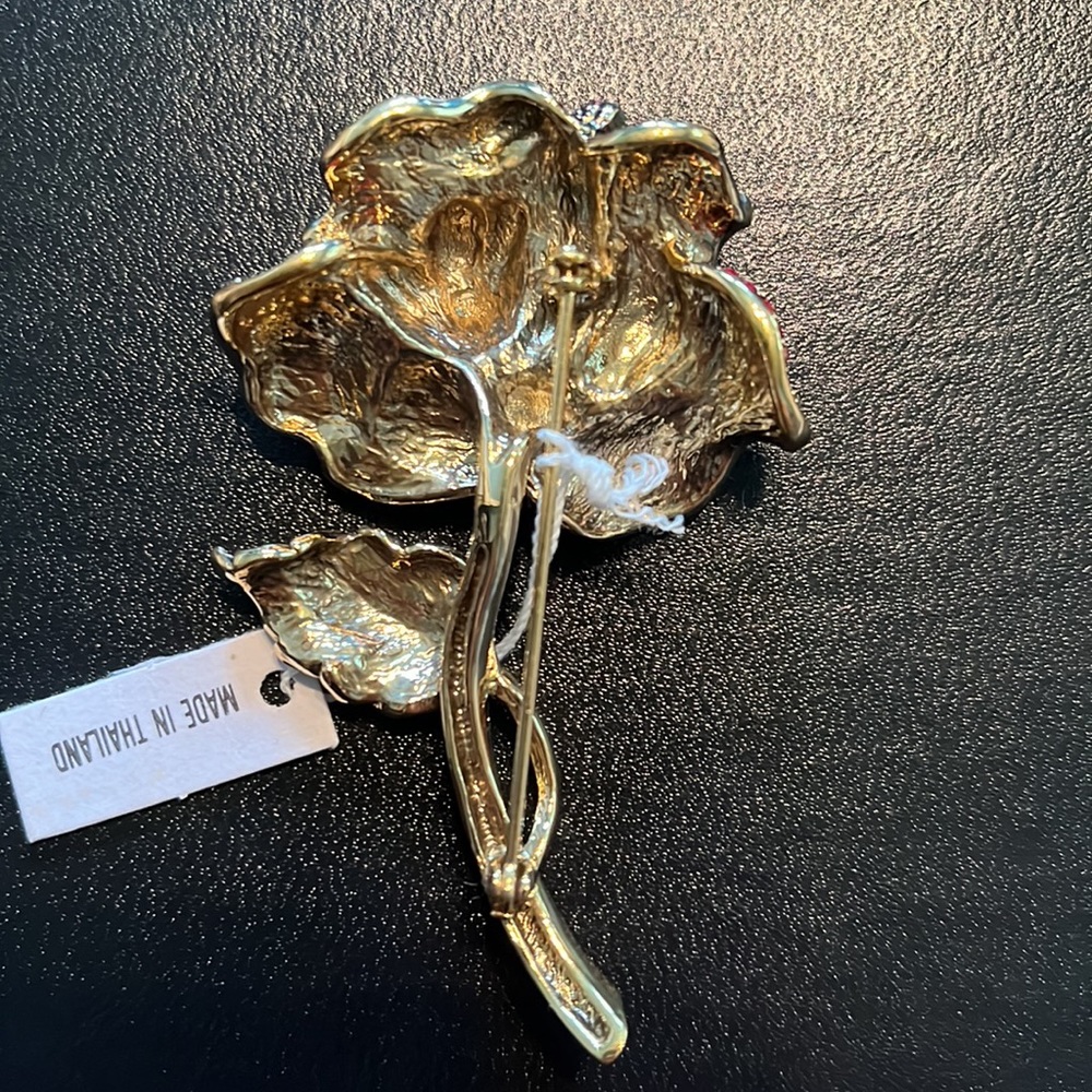 Rose brooch - Picture 2 of 2